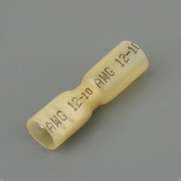 Heat shrink+nylon fully insulated easy to enter female socket