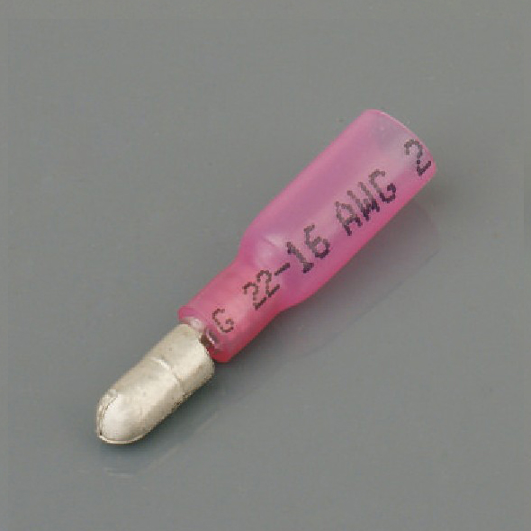 Heat shrinkable insulation easy to insert bullet plug